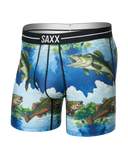 Saxx Men's Volt Breathable Mesh Bitmap Big Mouth Boxer Brief