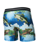 Saxx Men's Volt Breathable Mesh Bitmap Big Mouth Boxer Brief