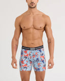 Saxx Men's Volt Breathable Mesh Boxer Brief Hockey Brawl Blue