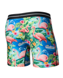 Saxx Men's Volt Breathable Mesh Flamimgo Bay Boxer Brief