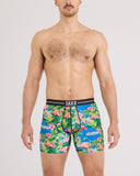 Saxx Men's Volt Breathable Mesh Flamimgo Bay Boxer Brief