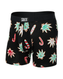 Saxx Mens Black Bong Apetit Vibe Super Soft Boxer Brief