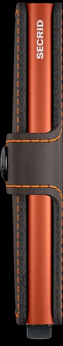 Secrid Miniwallet Matte Truffle & Orange