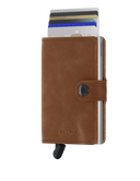 Secrid Miniwallet Vintage Cognac-Silver
