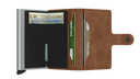 Secrid Miniwallet Vintage Cognac-Silver