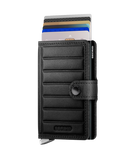 Secrid Premium Miniwallet Emboss Lines Black