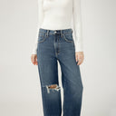 Silver Jeans Ladies Be Easy Wide Leg Thelma Crop
