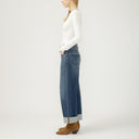 Silver Jeans Ladies Be Easy Wide Leg Thelma Crop