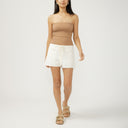 Silver Jeans Ladies Ecru 2" Beach Short