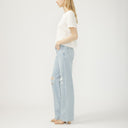 Silver Jeans Ladies Loose & Low Barefoot Low Rise Jean