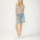 Silver Jeans Ladies Loose & Low Santa Anna 8" Short
