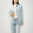Silver Jeans Ladies Moonstone Denim Beach Shirt