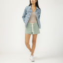 Silver Jeans Ladies Sage Green 2" Beach Short