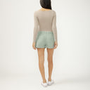 Silver Jeans Ladies Sage Green 2" Beach Short