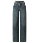 Silver Jeans Ladies V Front Rooted Wide Leg Jean