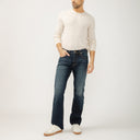 Silver Jeans Men's Jace Bronco Slim Bootcut Denim Jean