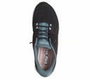 Skechers Ladies SlipIns Glide Step Stargaze Black Shoe