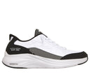 Skechers Ladies Slip Ins Contour Foam Cozy Fit Black/White Shoe