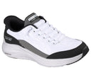 Skechers Ladies Slip Ins Contour Foam Cozy Fit Black/White Shoe