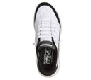 Skechers Ladies Slip Ins Contour Foam Cozy Fit Black/White Shoe