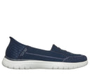 Skechers Ladies Slip Ins On The Go Flex Top Notch Navy Shoe