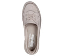Skechers Ladies Slip Ins On The Go Flex Top Notch Taupe Shoe