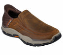 Skechers Men's Respected Elign Dark Brown Shoe