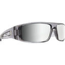 Spy Logan Clear Smoke w/Happy Grey Green Silver Mirror Lens