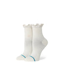 Stance Ladies Ruffle Icon Ivory Quarter Sock