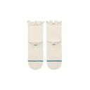 Stance Ladies Ruffle Icon Ivory Quarter Sock