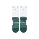 Stance Men's Fairway Ribbed White Crew Sock