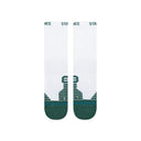 Stance Men's Fairway Ribbed White Crew Sock