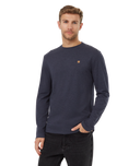 Ten Tree Mens Midnight Blue Heather Treeblend Classic Longsleeve