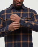 Ten Tree Men's KapokMidnight Blue/City Plaid Flannel Colville Longsleeve