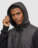 Ten Tree Men's Coastal Hybrid Meteorite Black Hoodie