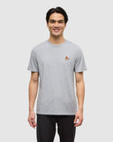 Ten Tree Men's Sasquatch Harbour Grey Heather/Dog Walk/Crimson Tshirt