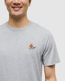 Ten Tree Men's Sasquatch Harbour Grey Heather/Dog Walk/Crimson Tshirt