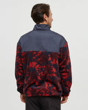 Ten Tree Men's Stave Maple Print/Midnight Blue 1/4 Snap Fleece