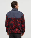 Ten Tree Men's Stave Maple Print/Midnight Blue 1/4 Snap Fleece