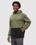 Ten Tree Men's Howson Deep Olive/Meteorite Black Hoodie