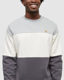 Ten Tree Men's Blacked Reynard Harbour Grey/Undyed Graphite Crewneck Sweatshirt