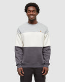 Ten Tree Men's Blacked Reynard Harbour Grey/Undyed Graphite Crewneck Sweatshirt