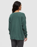 Ten Tree Ladies Meyer Forest Pine Heather Longsleeve