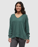 Ten Tree Ladies Meyer Forest Pine Heather Longsleeve