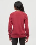 Ten Tree Ladies Elm Crimson Crew Sweatshirt
