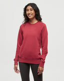 Ten Tree Ladies Elm Crimson Crew Sweatshirt