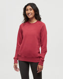 Ten Tree Ladies Elm Crimson Crew Sweatshirt
