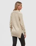 Ten Tree Ladies Spokane Warm Oak Nep Sweater