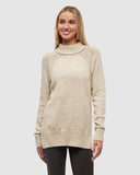 Ten Tree Ladies Spokane Warm Oak Nep Sweater