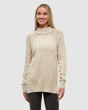 Ten Tree Ladies Spokane Warm Oak Nep Sweater